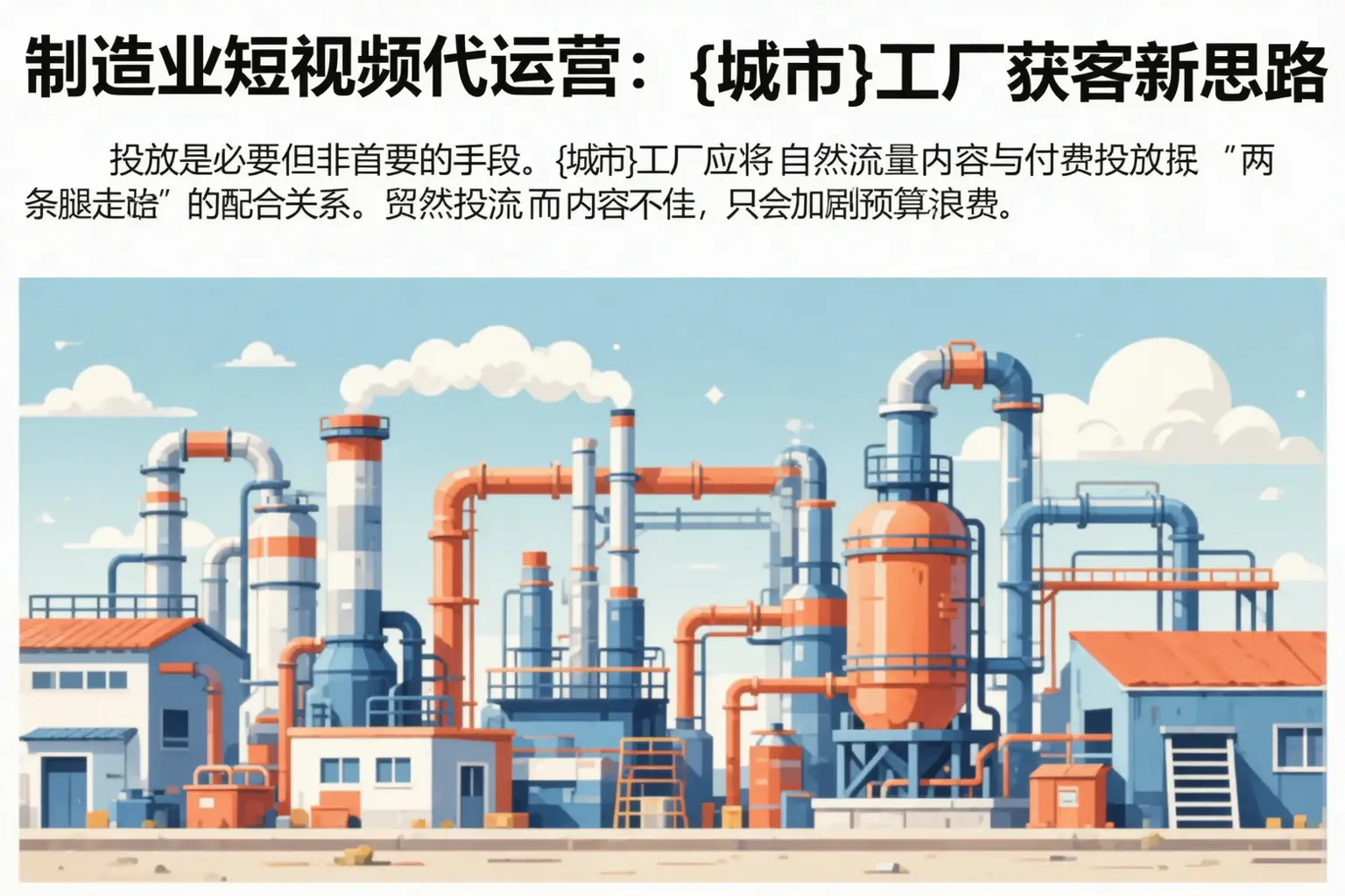 制造业短视频代运营：随州工厂获客新思路