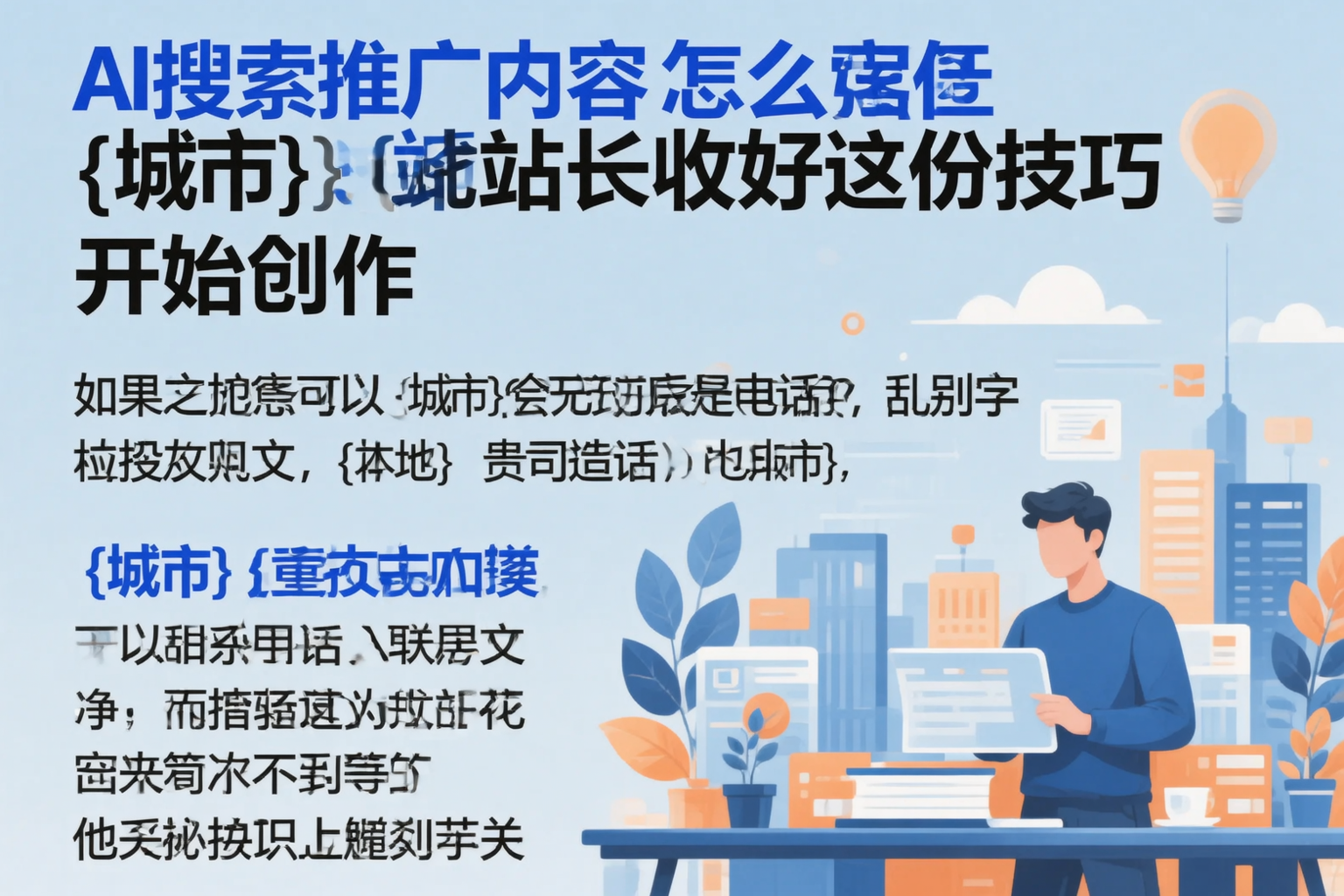 AI搜索推广内容怎么写？随州站长收好这份技巧