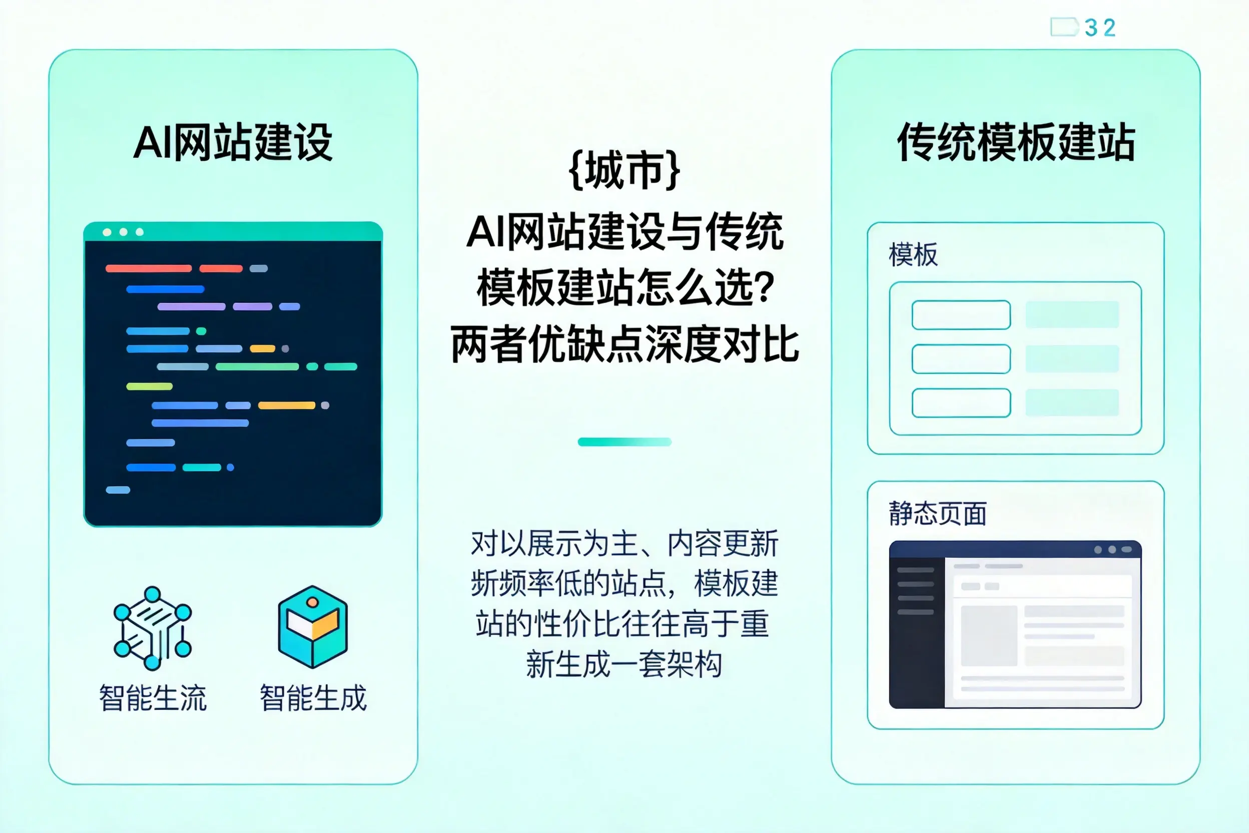 随州AI网站建设与传统模板建站怎么选？两者优缺点深度对比