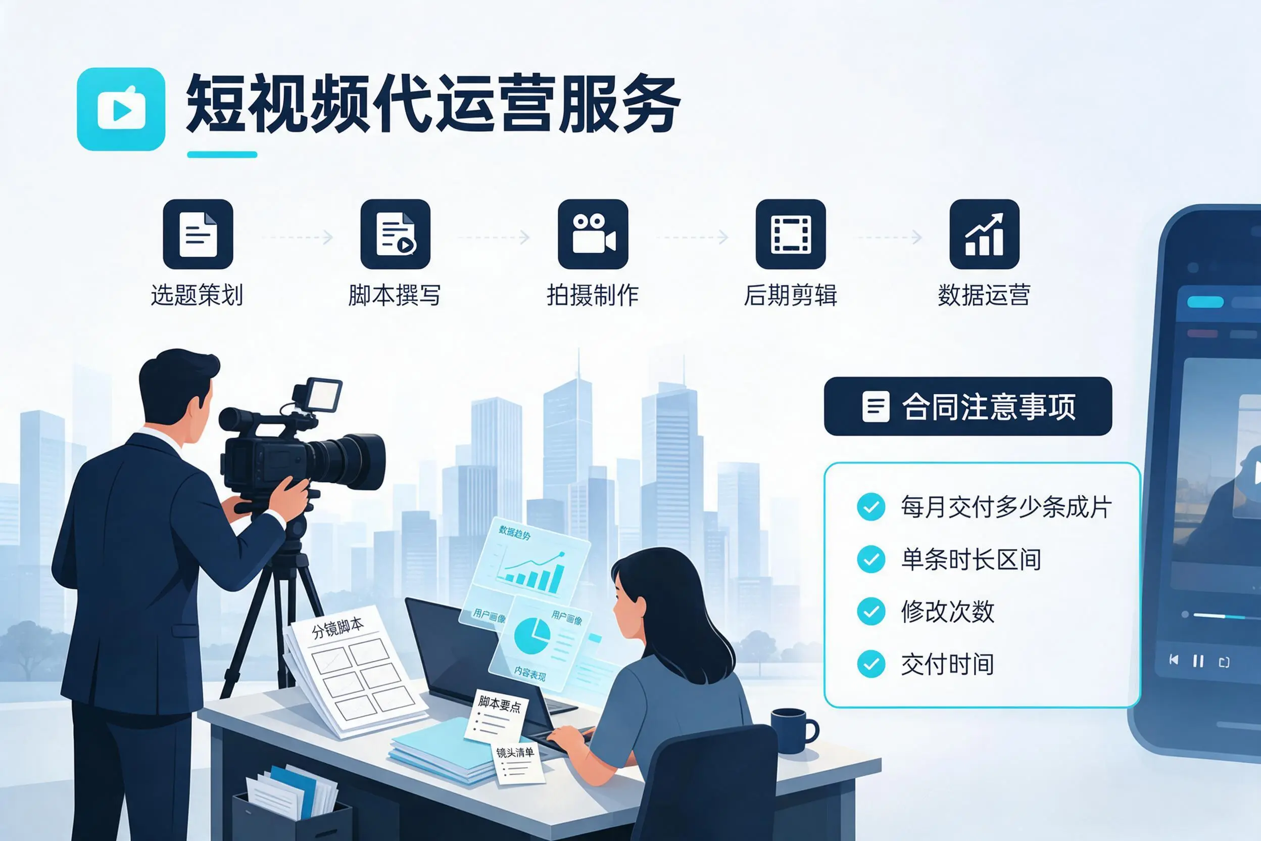 短视频代运营包含哪些服务？随州企业常见问题科普