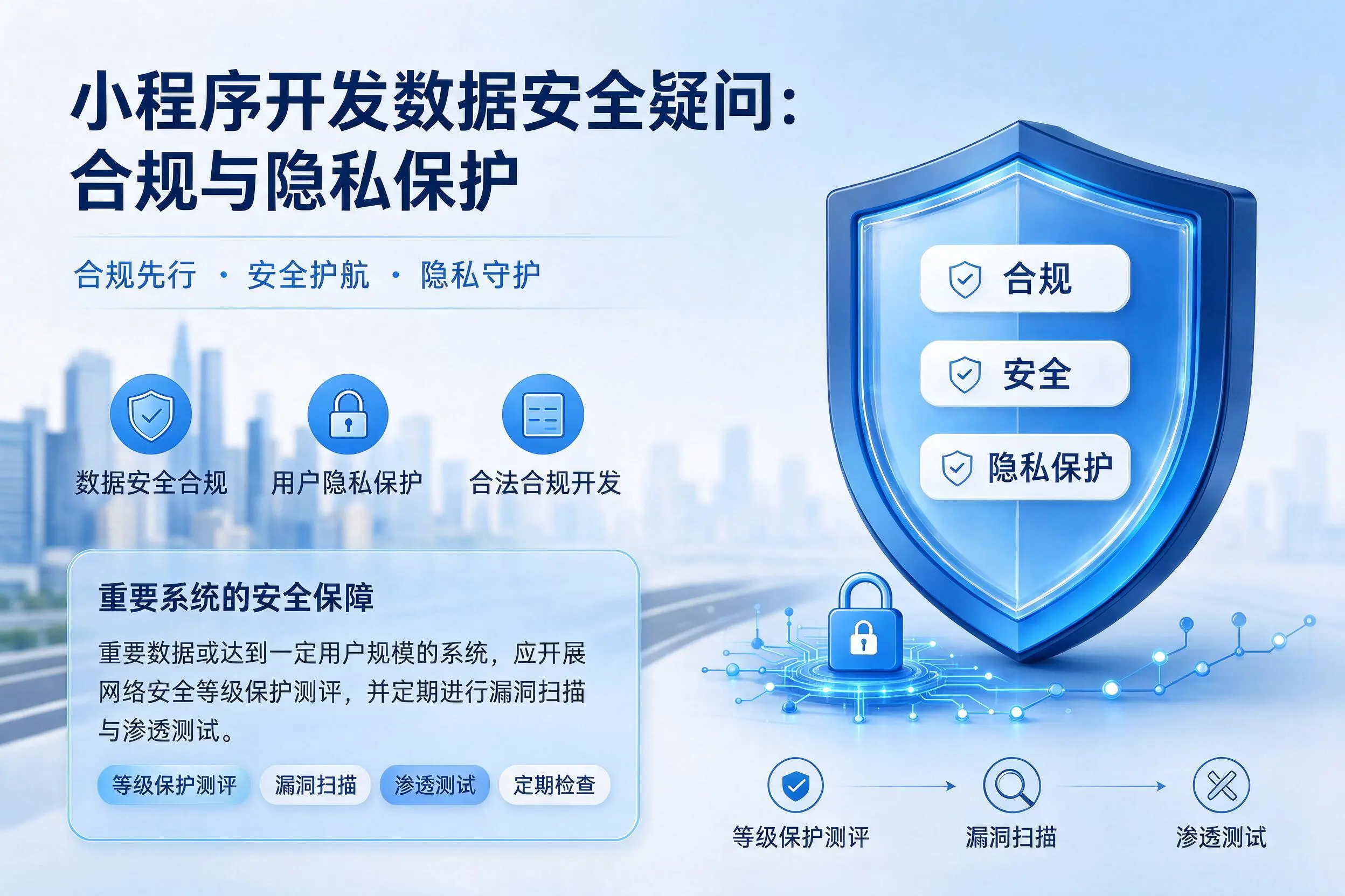 随州小程序开发数据安全疑问：合规与隐私保护