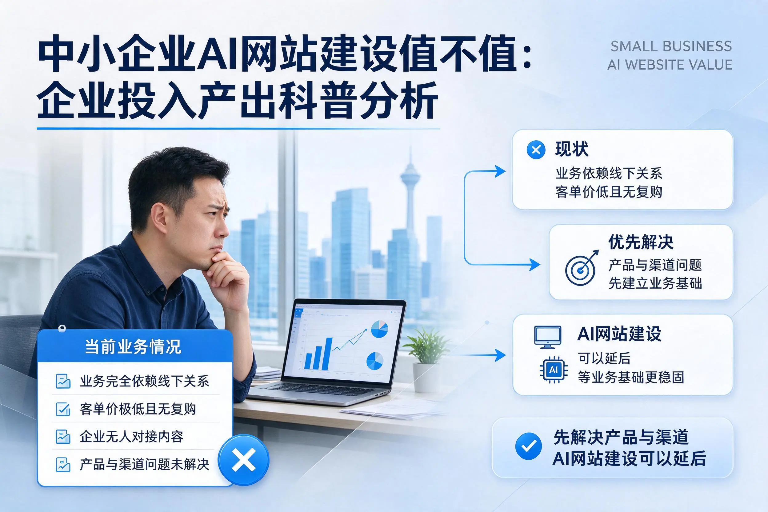 中小企业AI网站建设值不值：随州企业投入产出科普分析