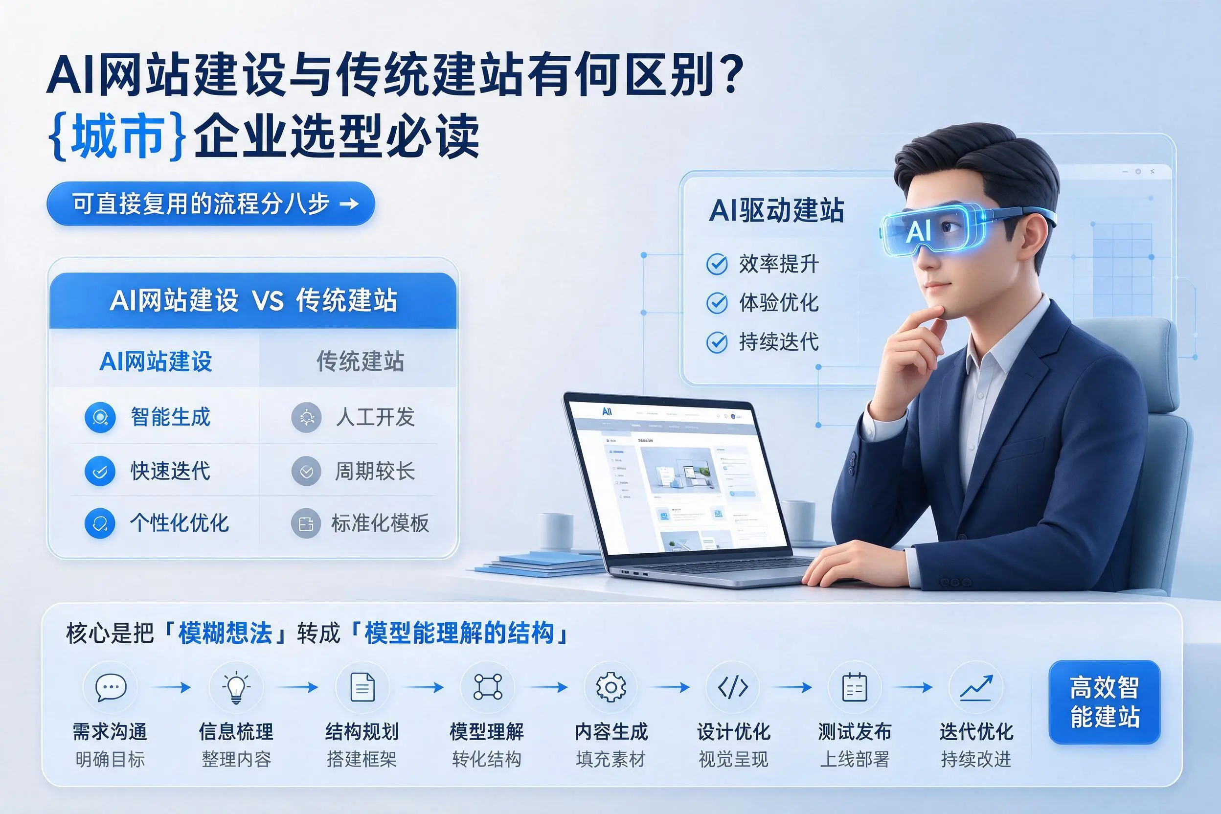 AI网站建设与传统建站有何区别？随州企业选型必读