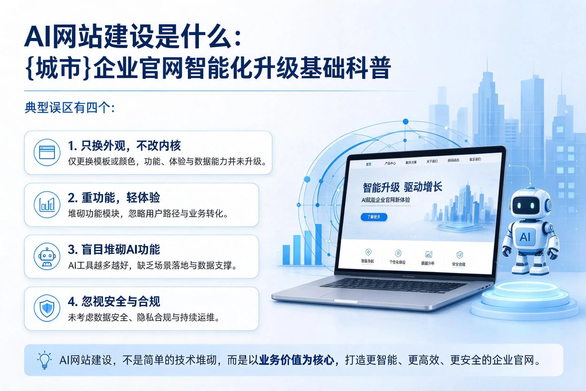 AI网站建设是什么：随州企业官网智能化升级基础科普