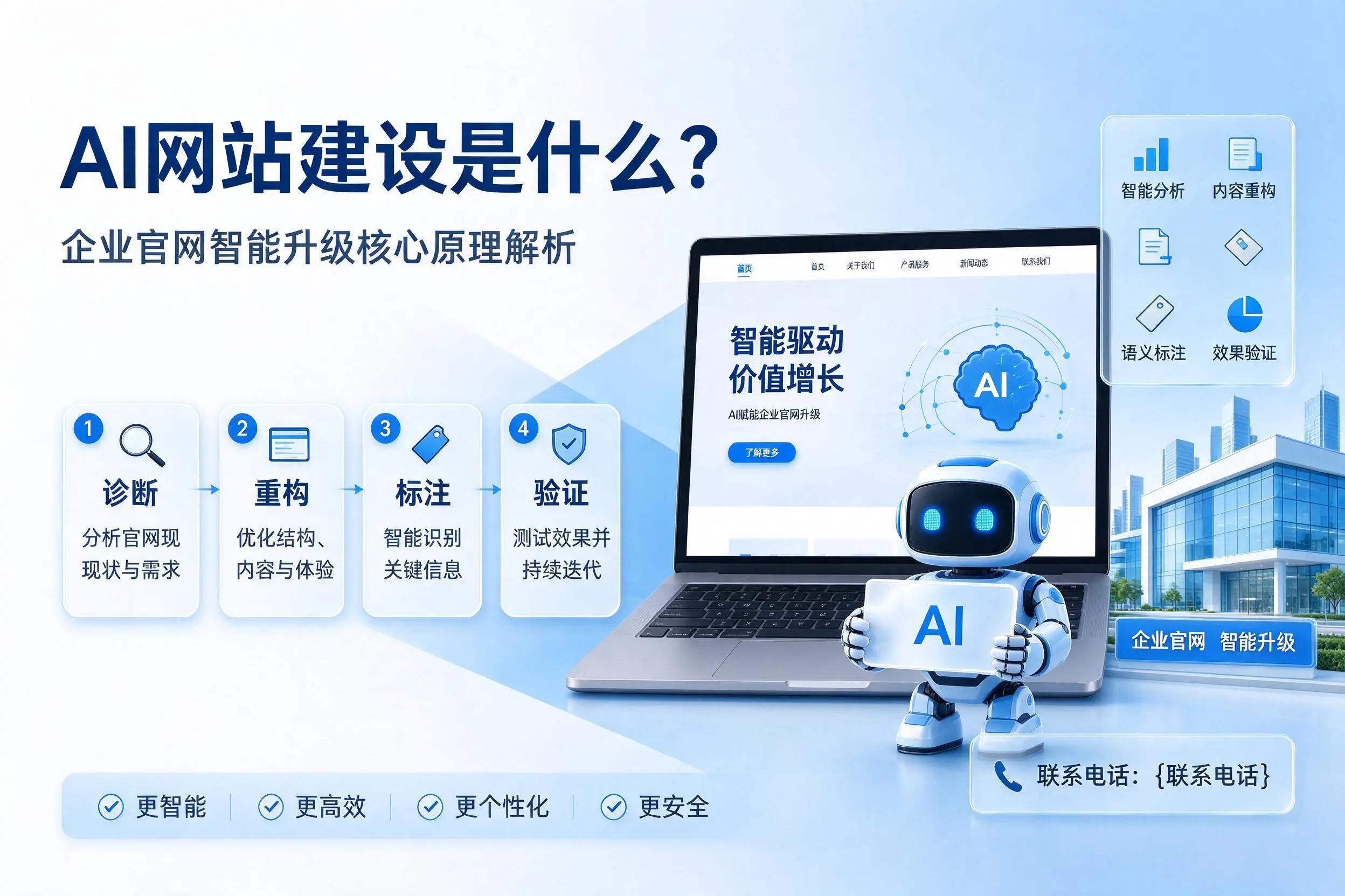 AI网站建设是什么？随州企业官网智能升级核心原理解析